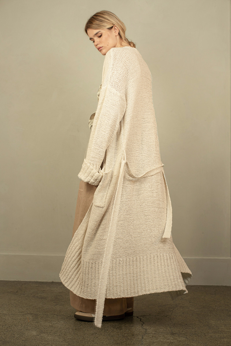 AMELIA MAXI COTTON CARDIGAN