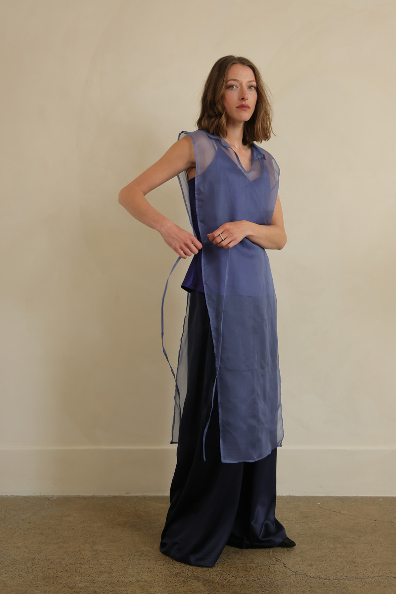 ARA SILK ORGANZA TUNIC