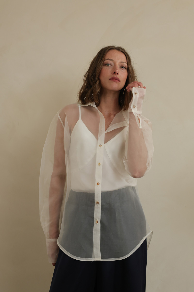 NOA SILK ORGANZA SHIRT