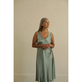 cara satin ruched dress in champagne Satin One Shoulder Maxi Dress Champagne Ruched Accents Side Slit Elegant