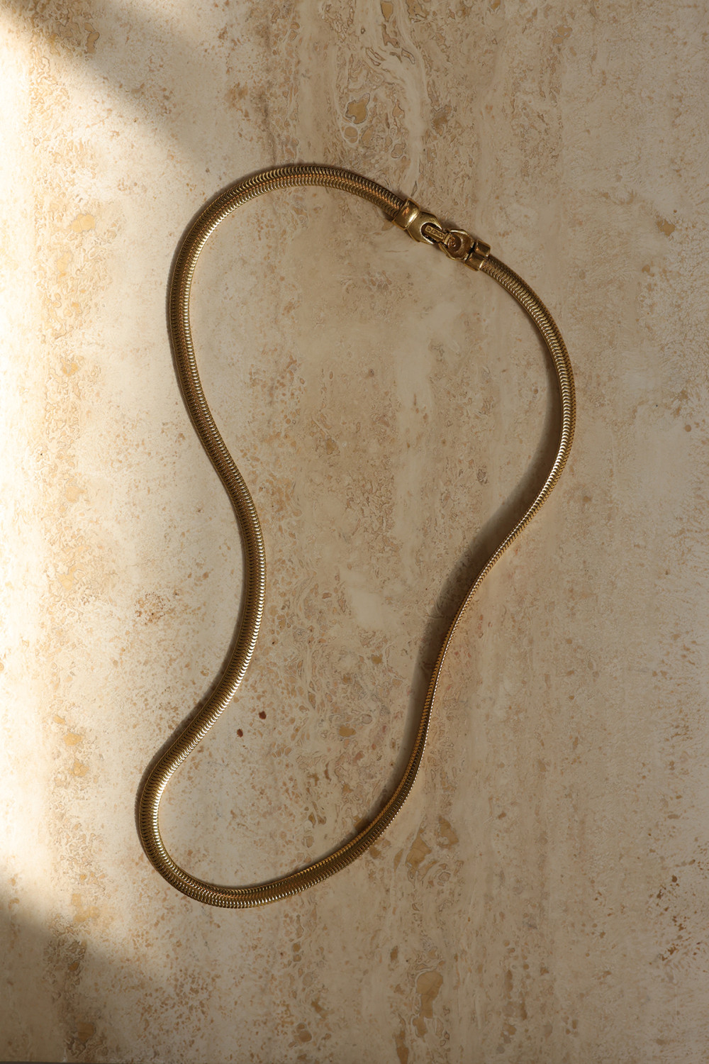 Monet Vintage 18-Carat Gold-Plated Snake Chain
