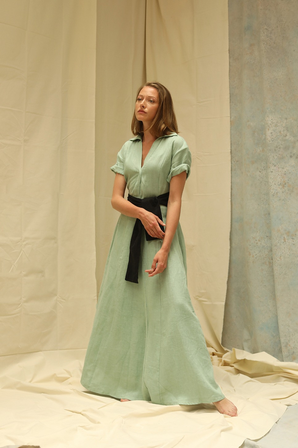 AJA'S FAVORITE MAXI DRESS IN PURE LINEN
