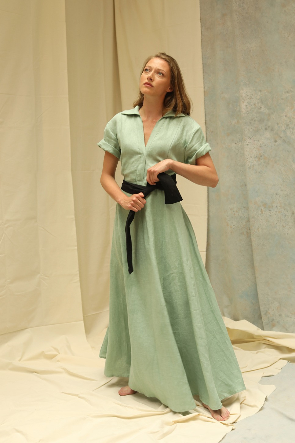 AJA'S FAVORITE MAXI DRESS IN PURE LINEN