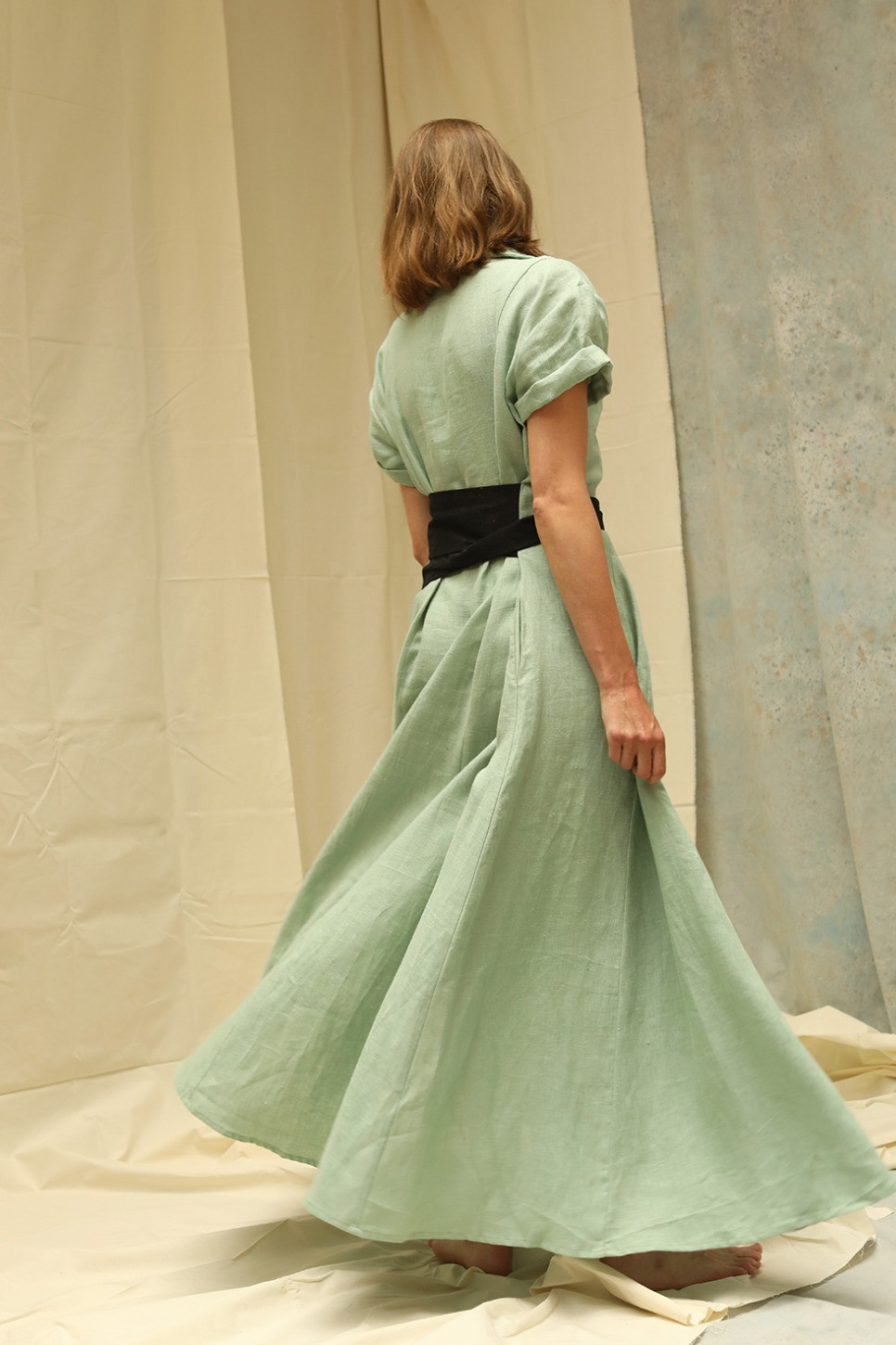 AJA'S FAVORITE MAXI DRESS IN PURE LINEN