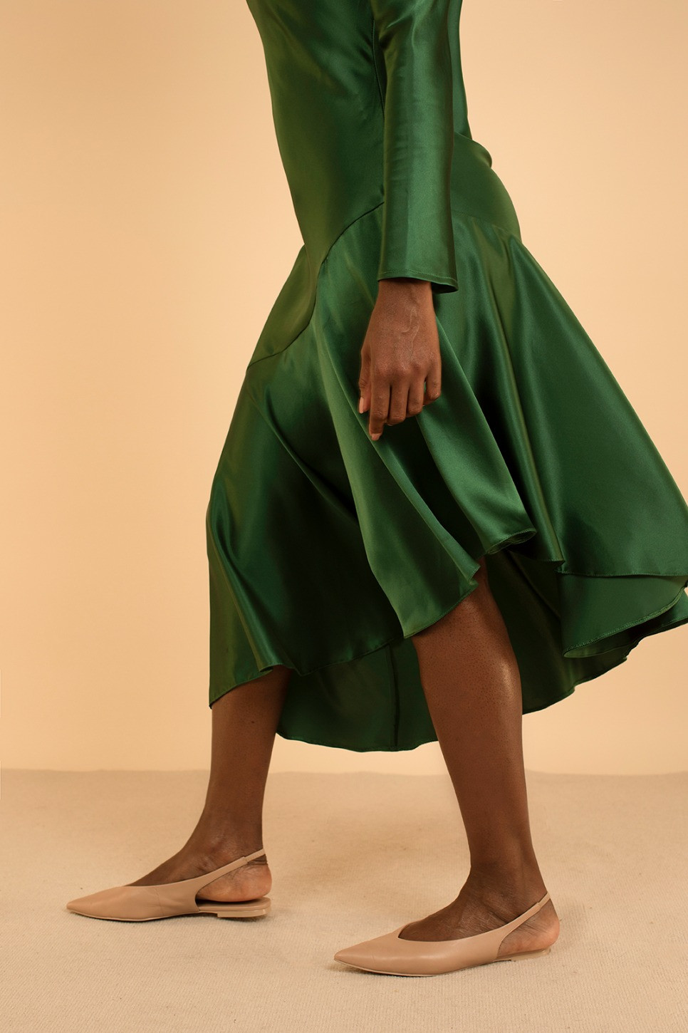 CAMILLE DRESS IN PURE SILK 