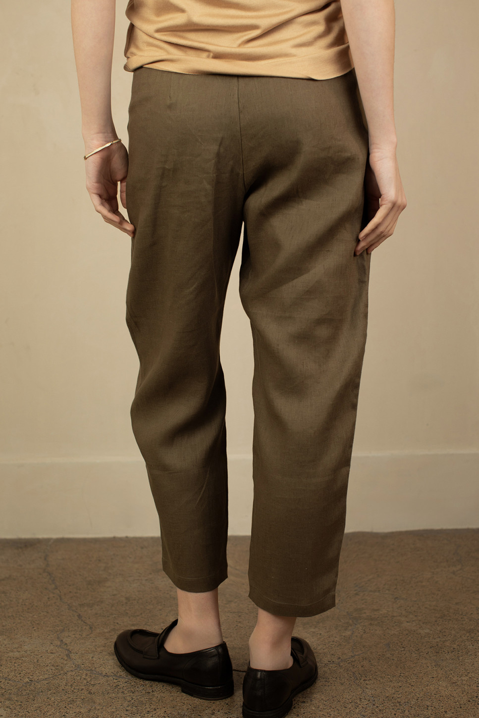 VERT ANOUK LINEN TROUSERS