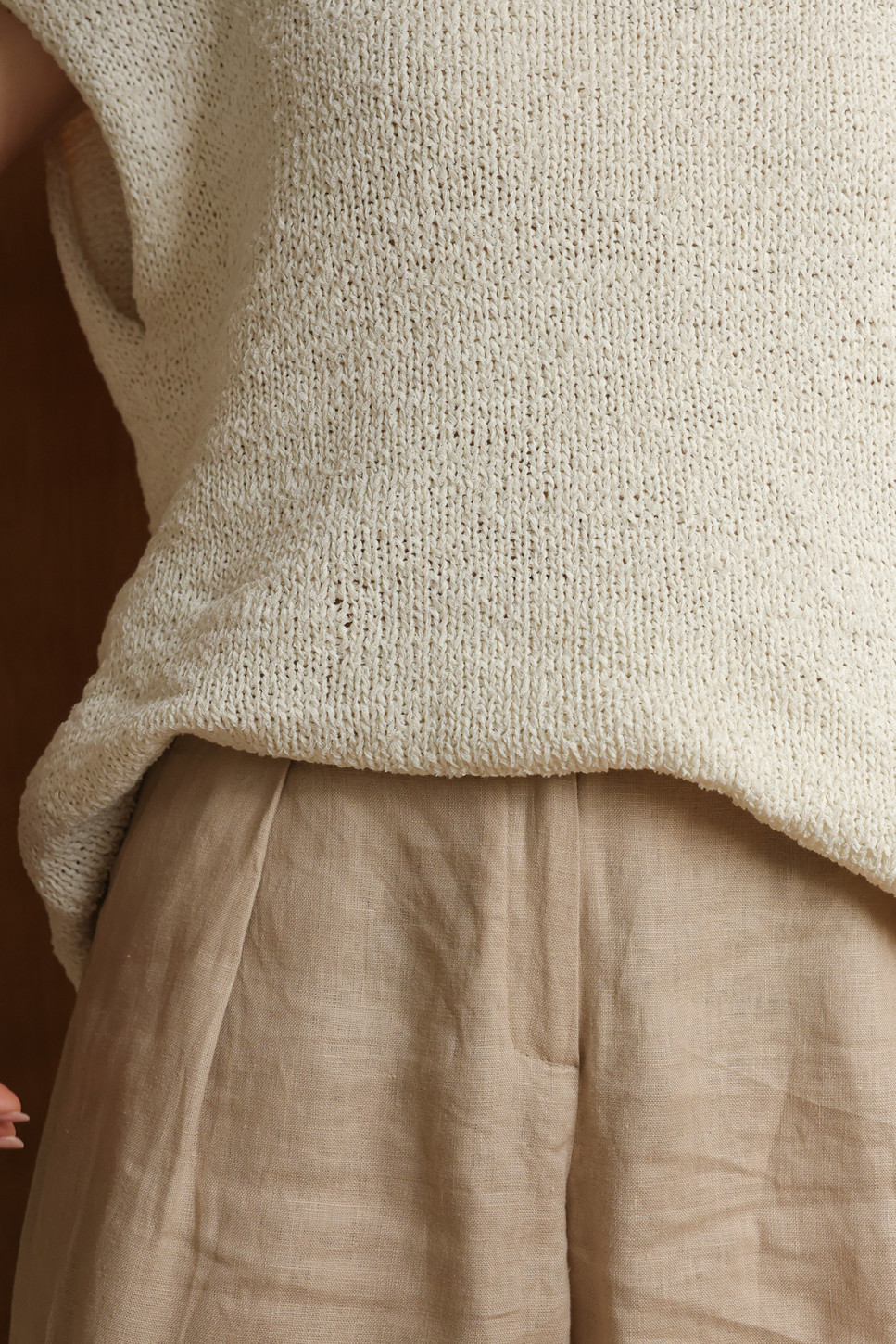 ELISE COTTON KNITTED TOP