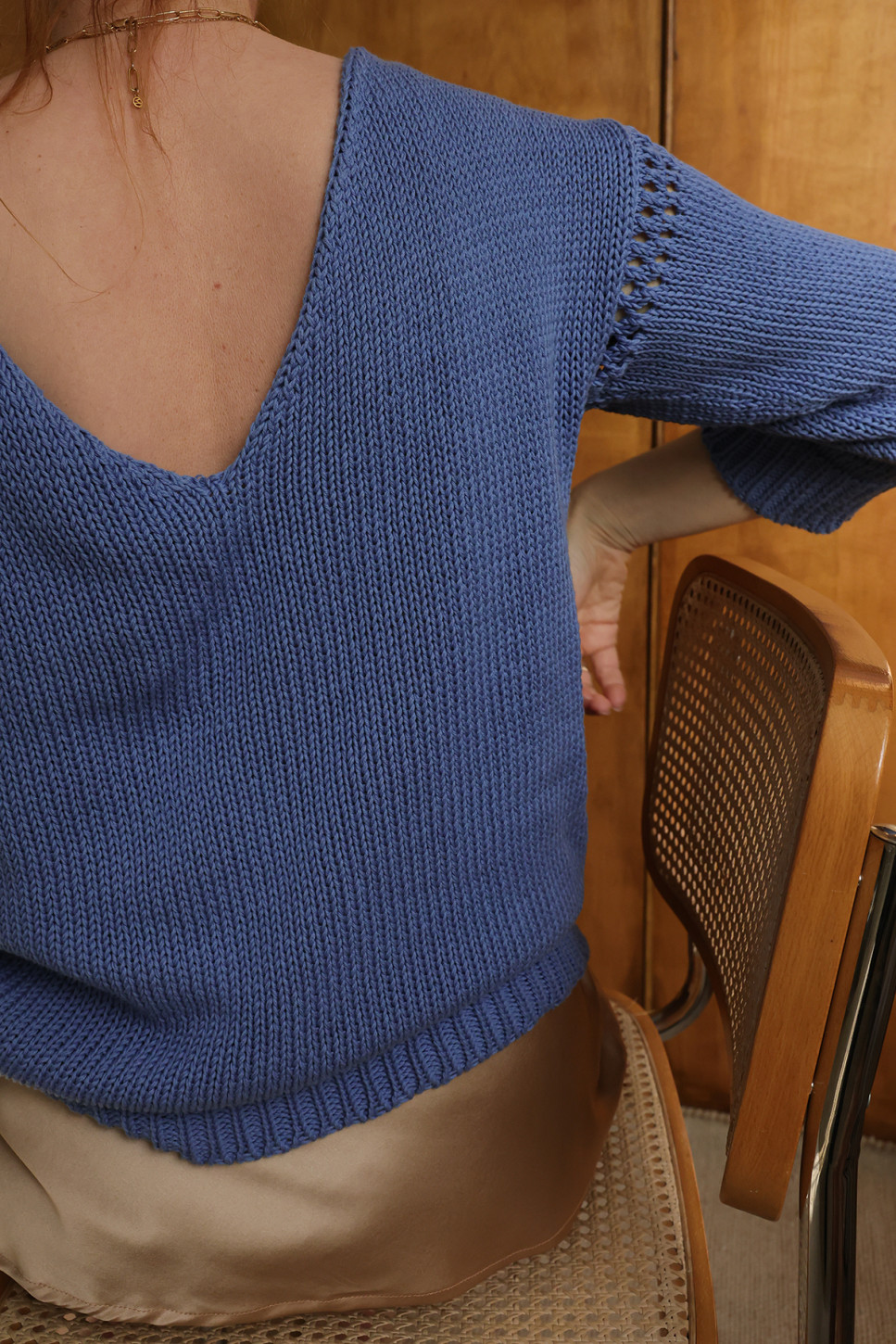 IRIS REVERSIBLE COTTON SWEATER