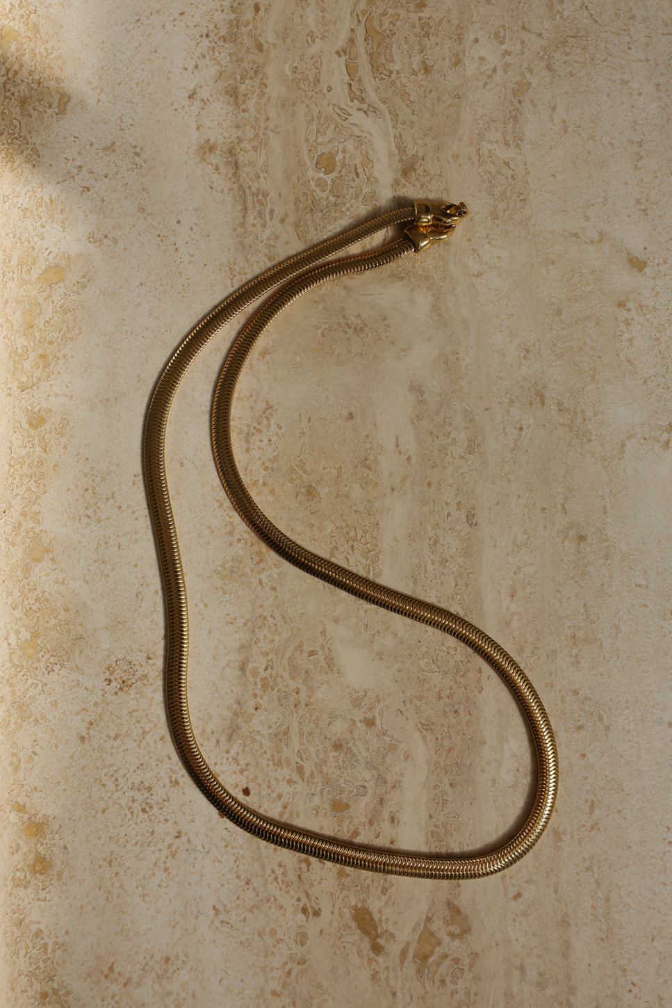 Monet Vintage 18-Carat Gold-Plated Snake Chain