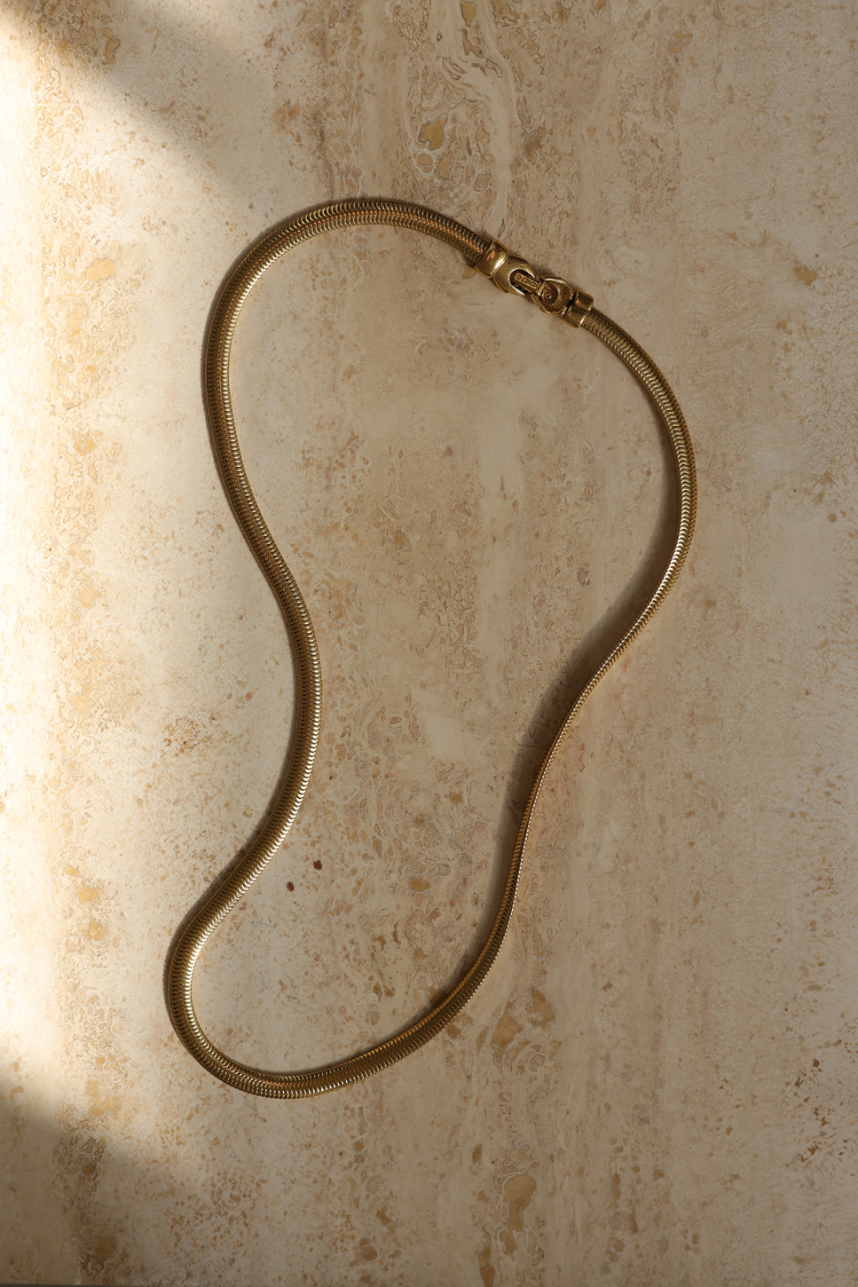 Monet Vintage 18-Carat Gold-Plated Snake Chain