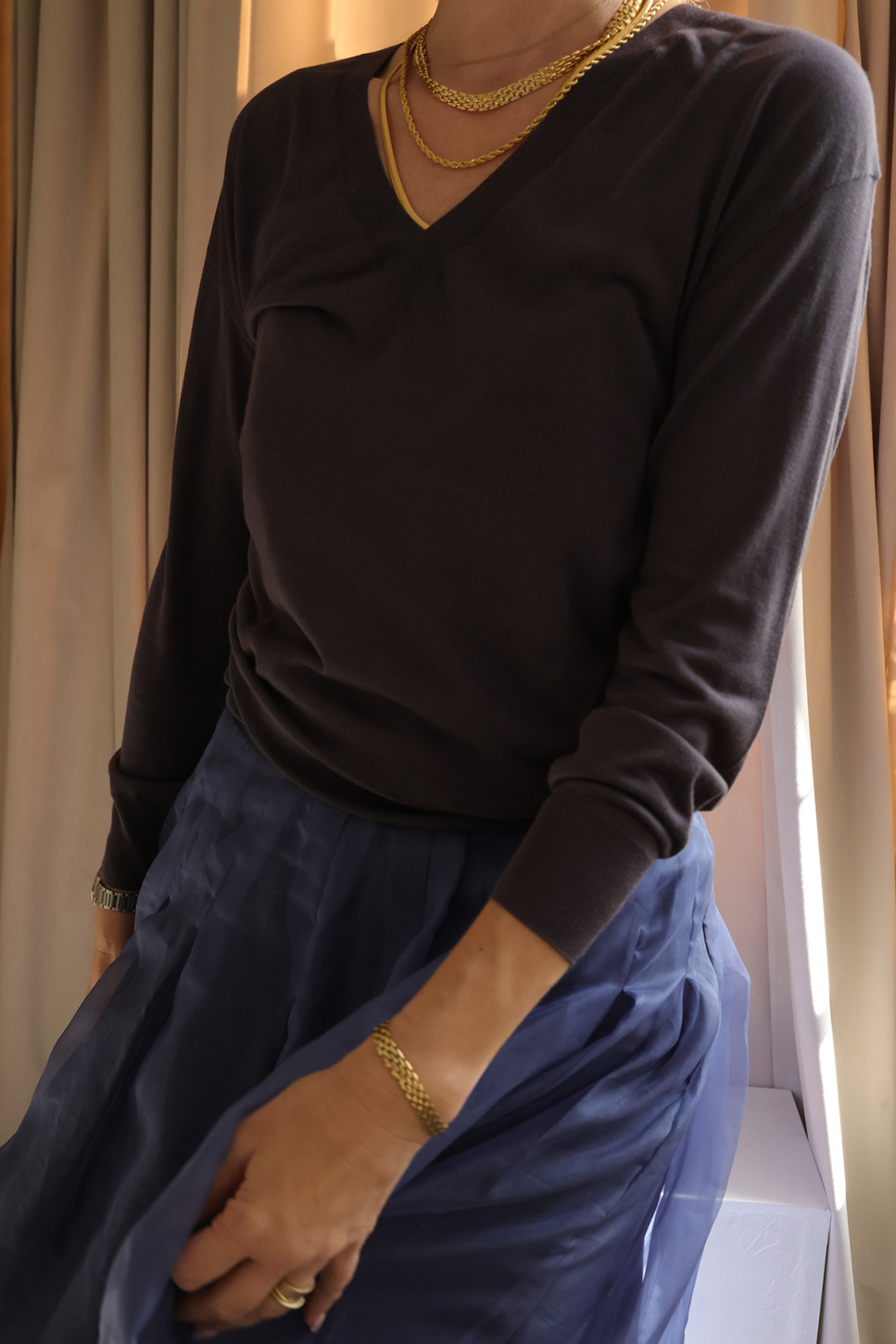 MARNIE SILK ORGANZA SKIRT