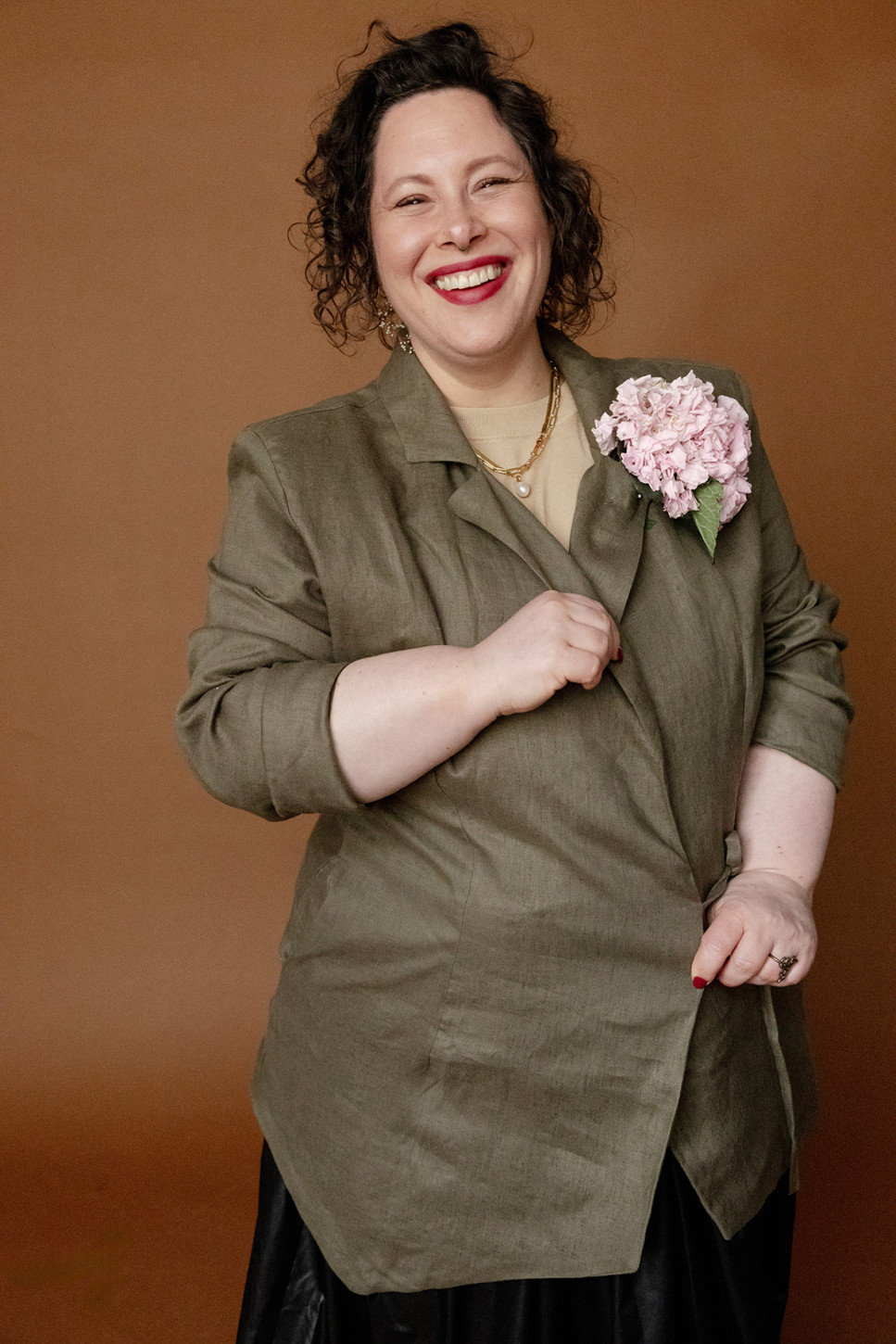 THE LINEN NORI BLAZER 