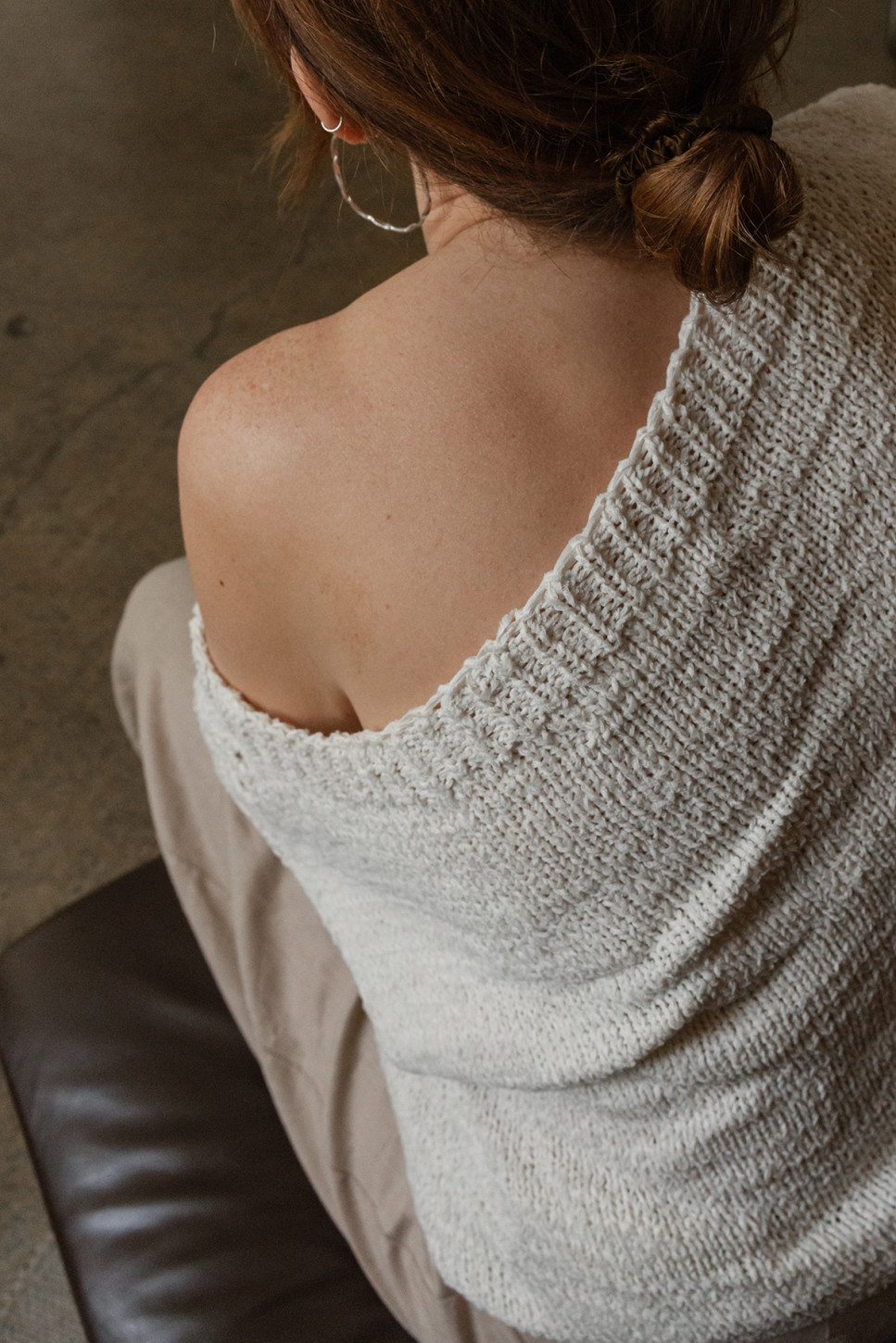 ELISE COTTON KNITTED TOP