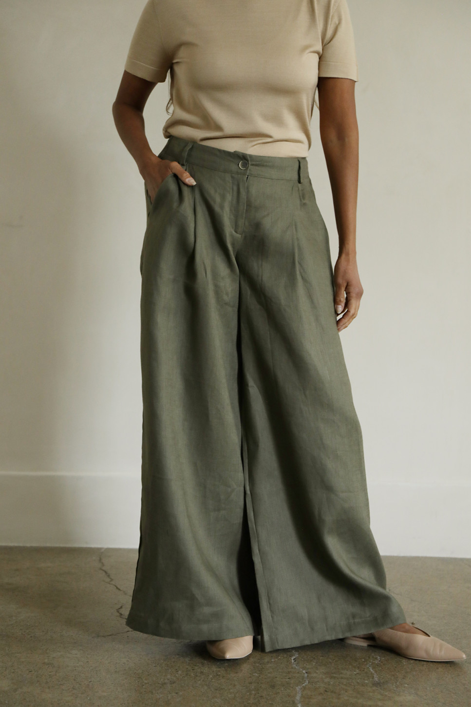 THE ADDISON LINEN TROUSERS 