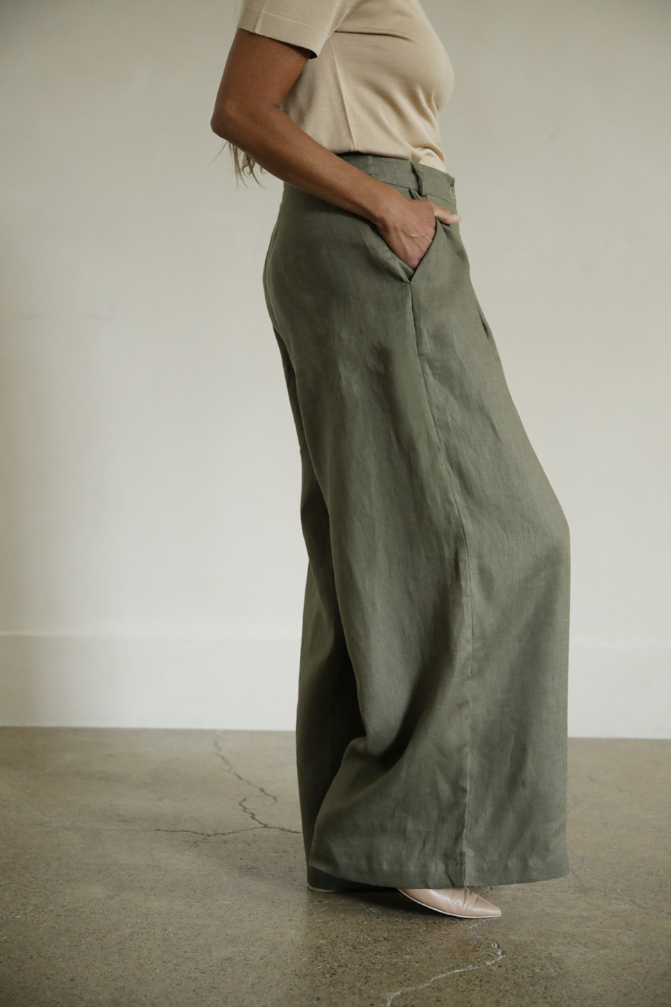 THE ADDISON LINEN TROUSERS 