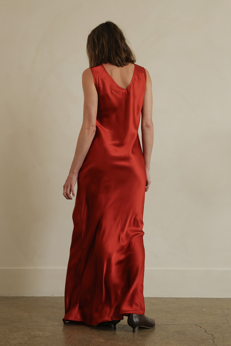 ADRIA SILK MAXI DRESS