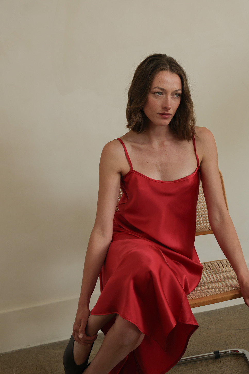 AIRI MAXI SILK DRESS 