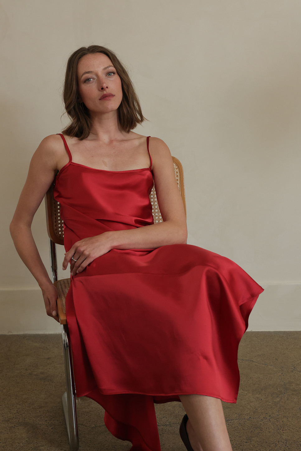 AIRI MAXI SILK DRESS 