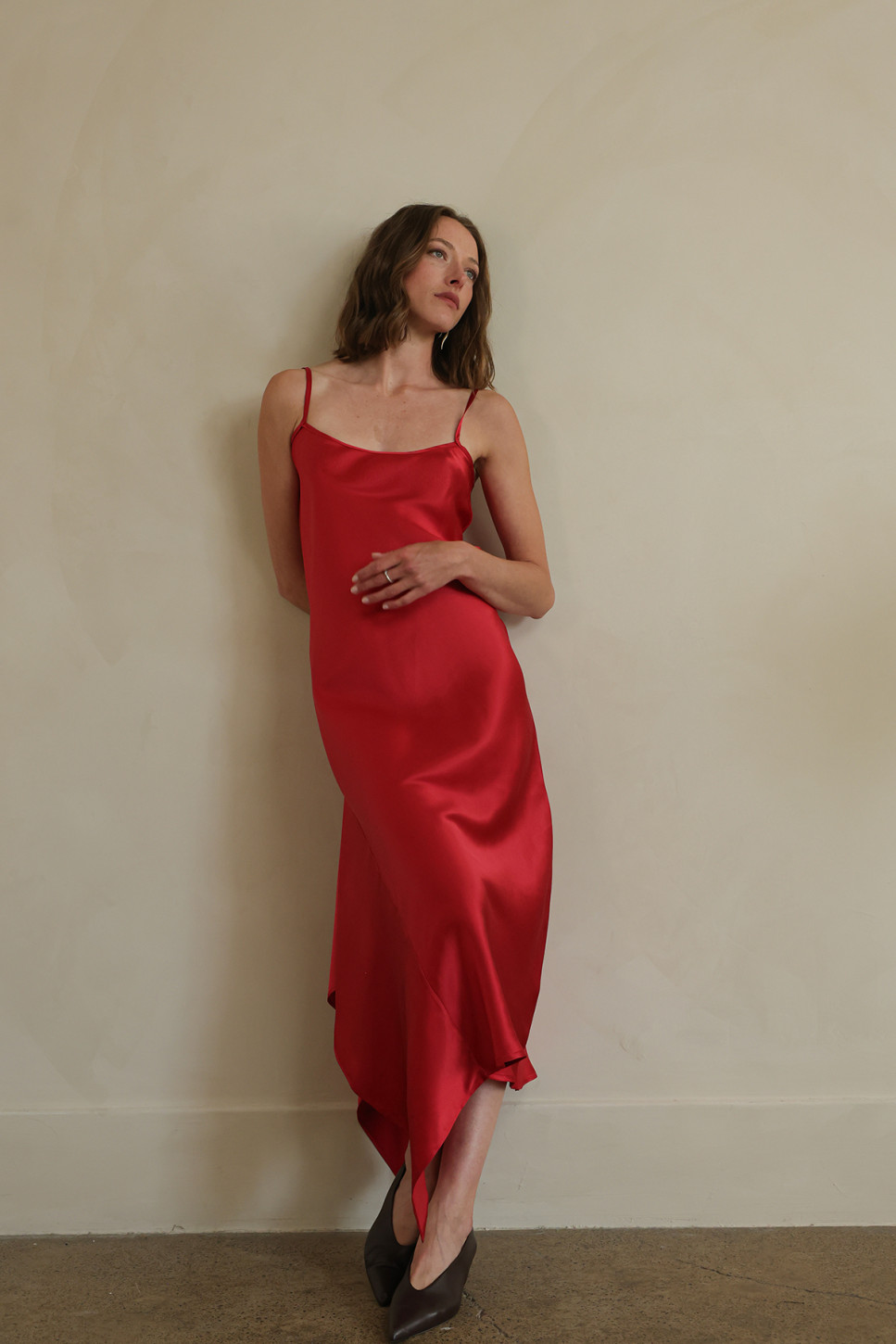 AIRI MAXI SILK DRESS 