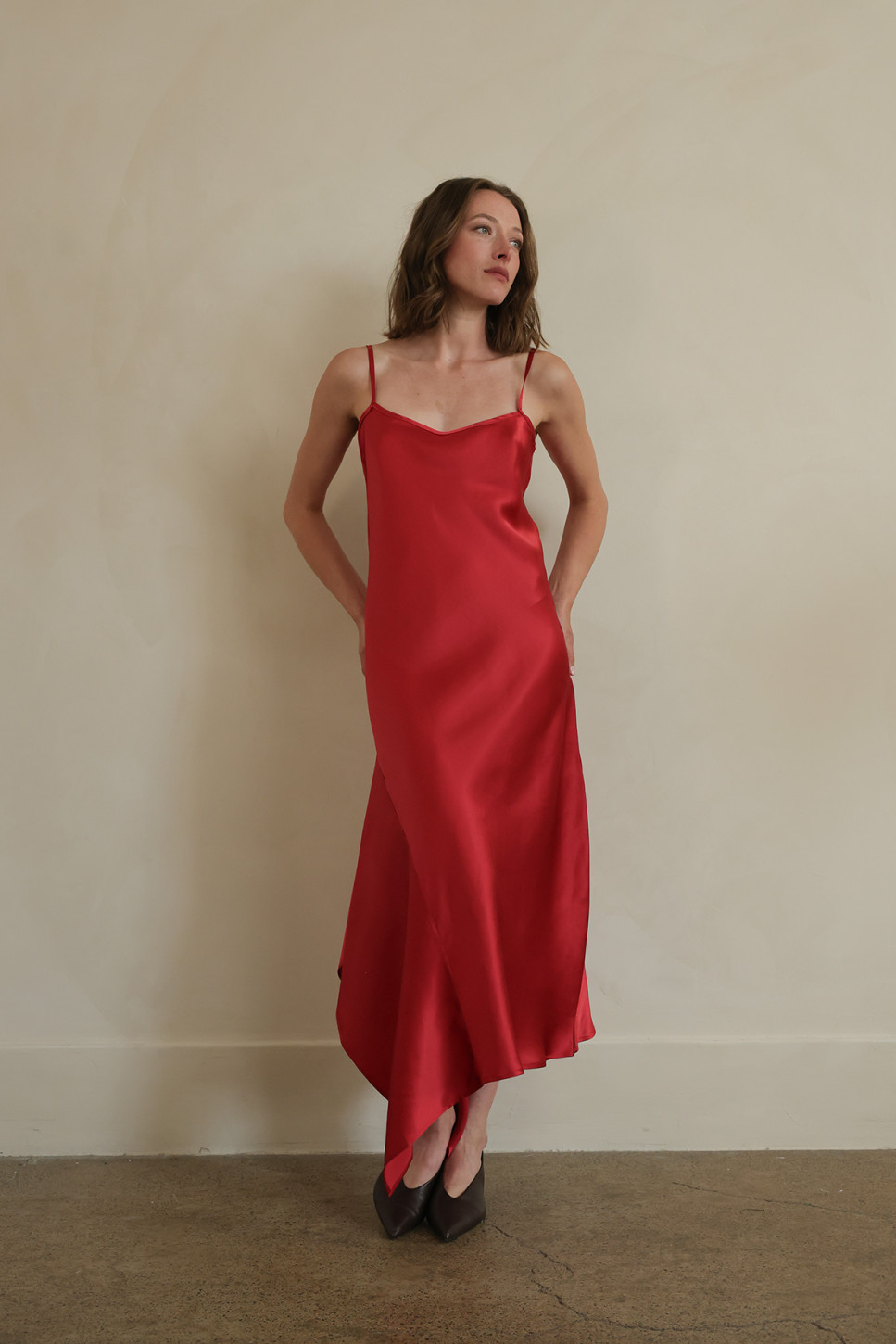 AIRI MAXI SILK DRESS 