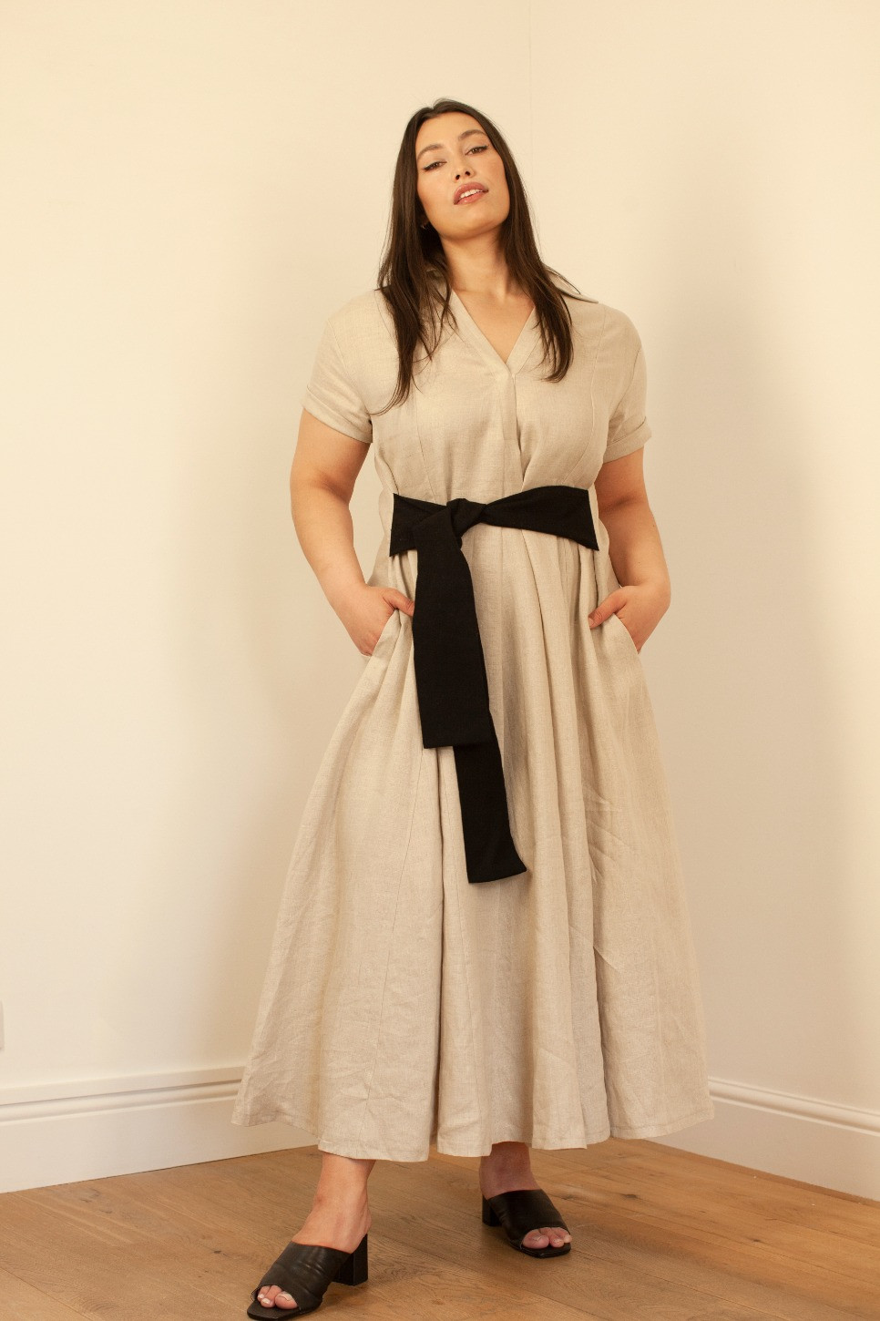 AJA'S FAVORITE MAXI DRESS IN PURE LINEN