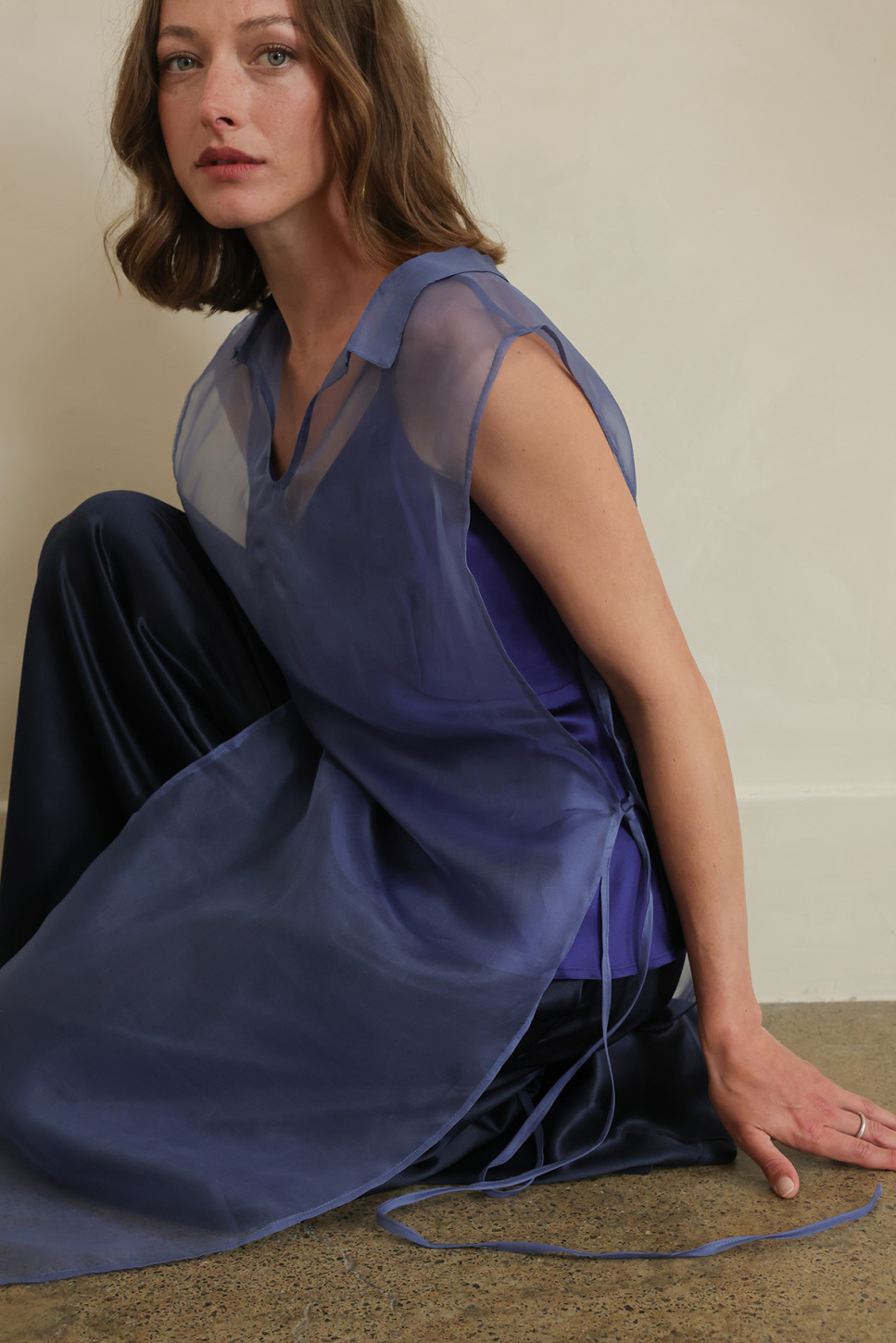 ARA SILK ORGANZA TUNIC
