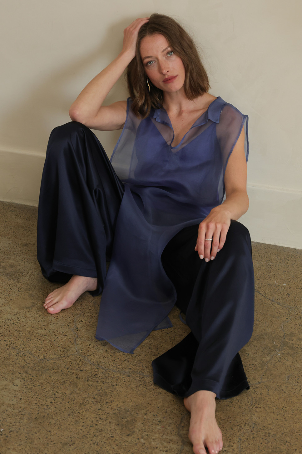 ARA SILK ORGANZA TUNIC