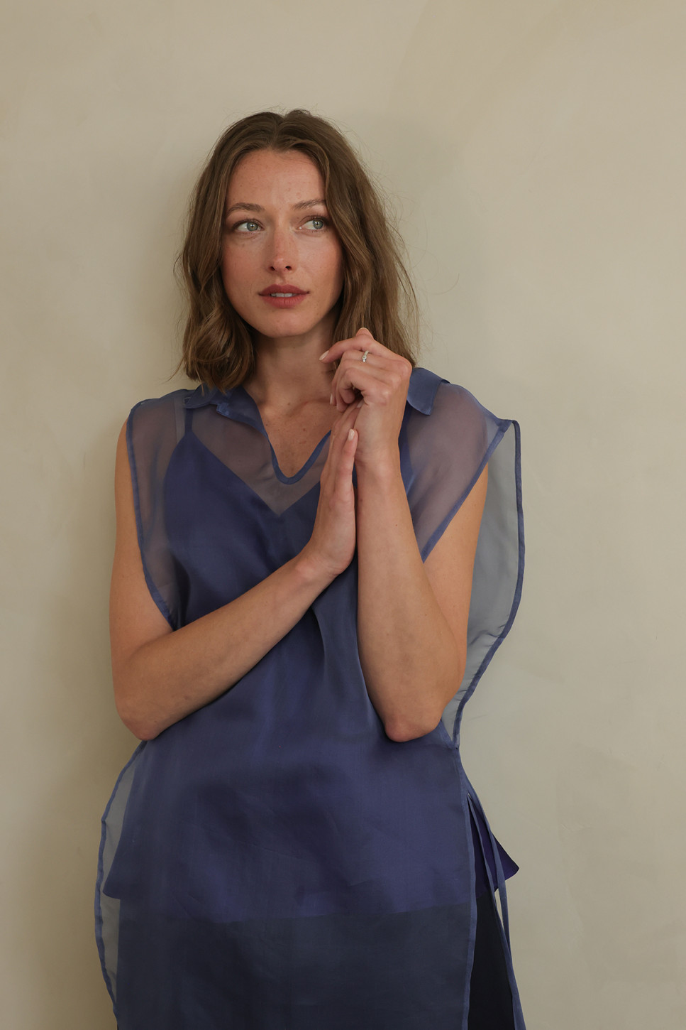 ARA SILK ORGANZA TUNIC