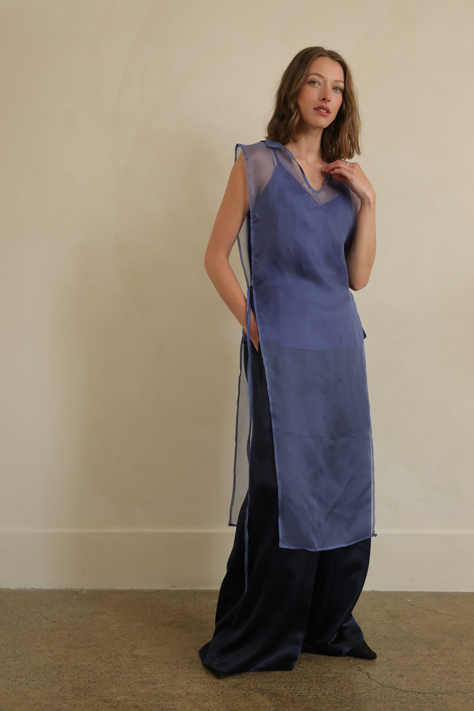 ARA SILK ORGANZA TUNIC