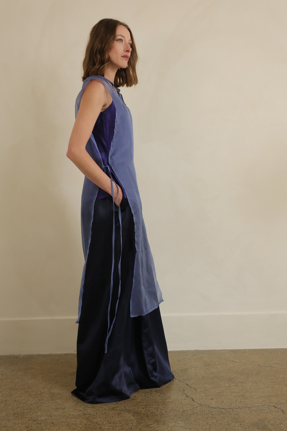 ARA SILK ORGANZA TUNIC