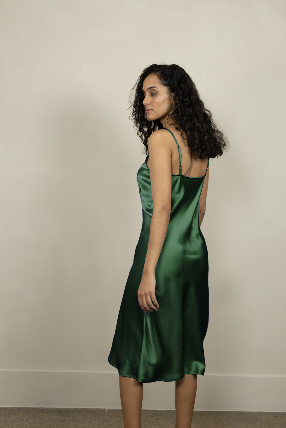 THE AUDREY SILK SLIP DRESS