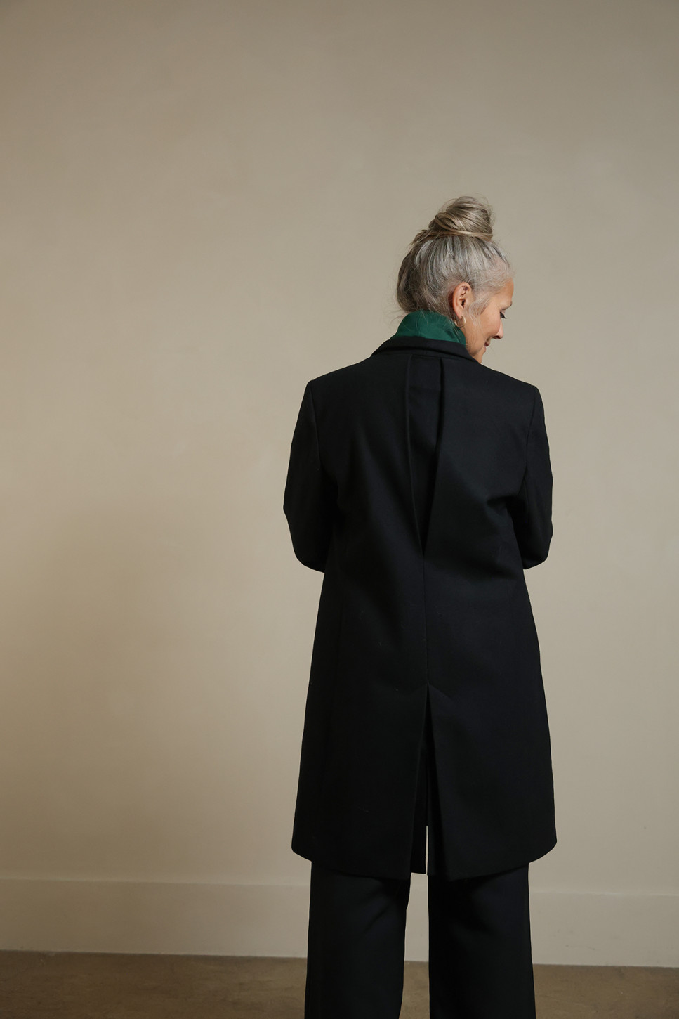 BAILEY TAILORED WOOL COAT 