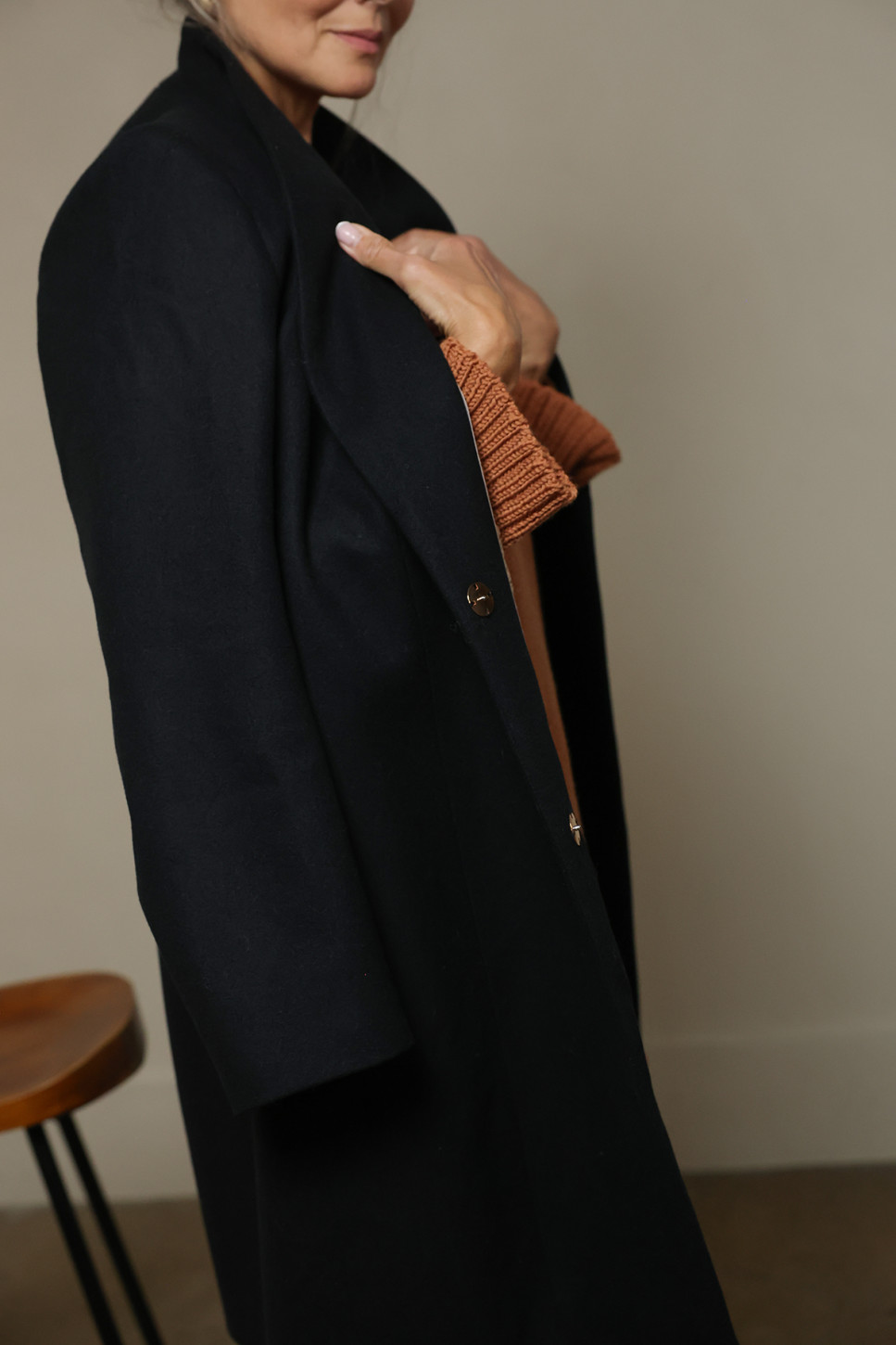 BAILEY TAILORED WOOL COAT 