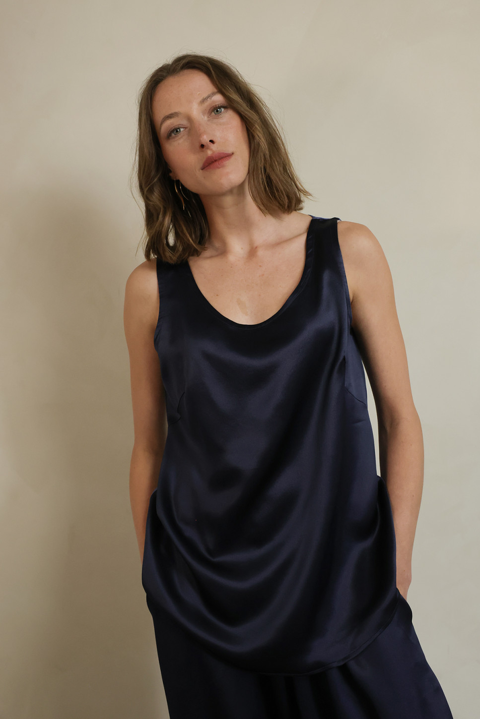 CLEO SILK TOP