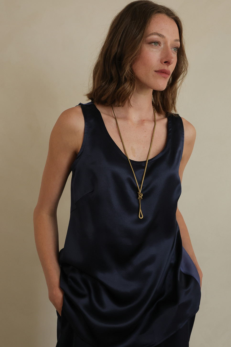 CLEO SILK TOP