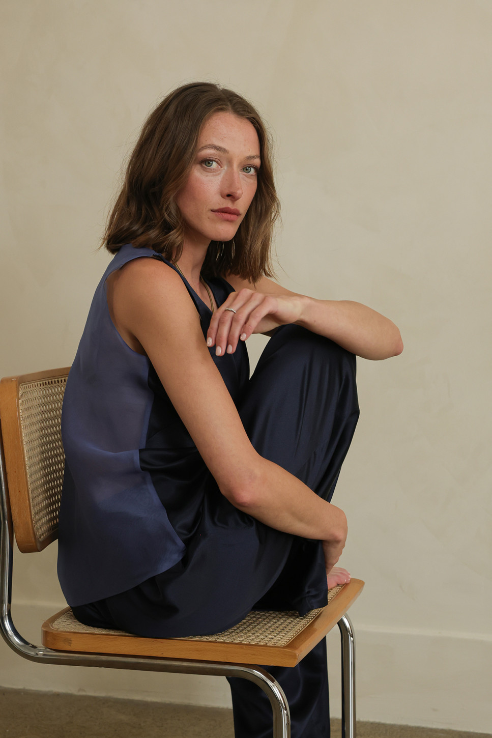 CLEO SILK TOP