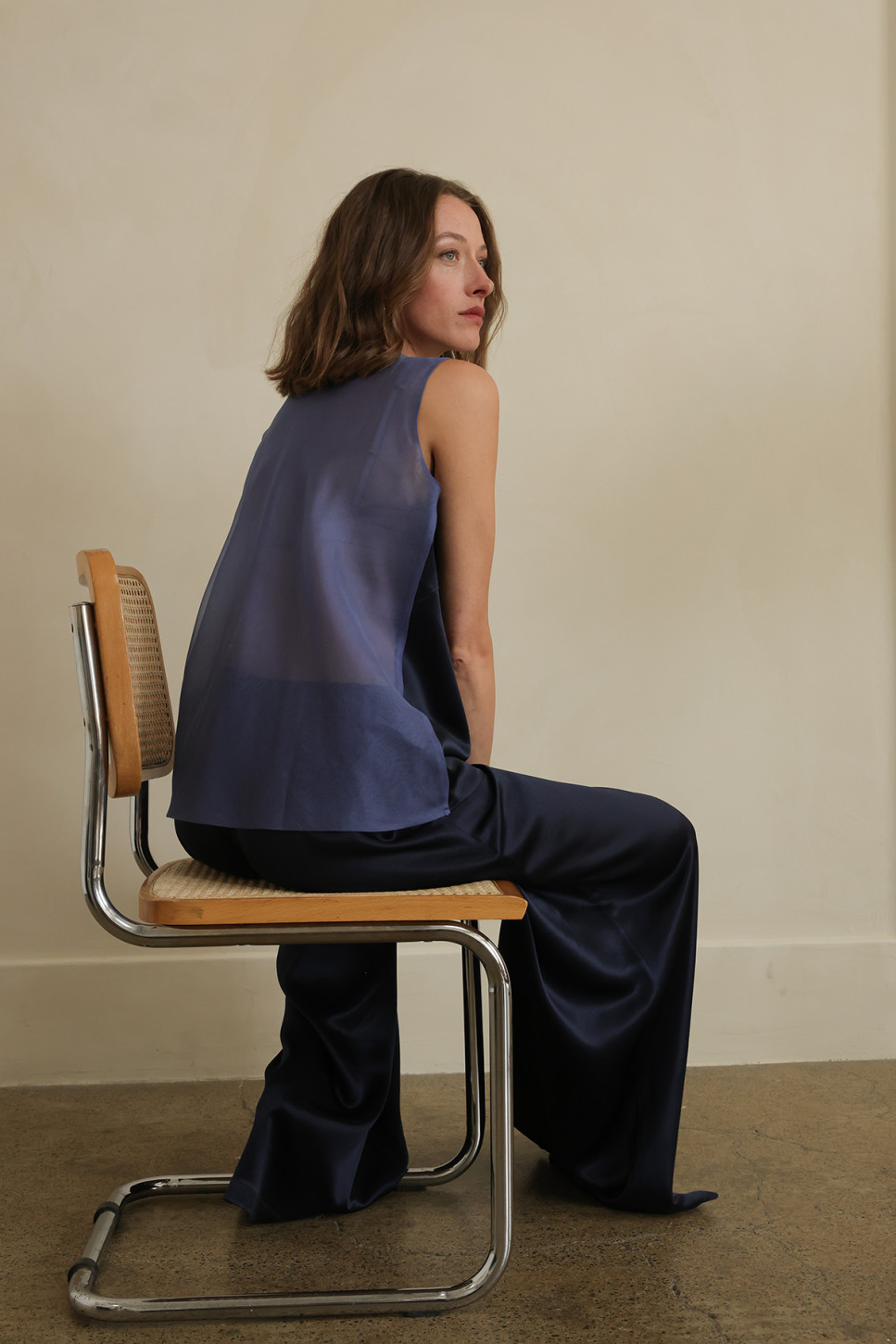 CLEO SILK TROUSERS