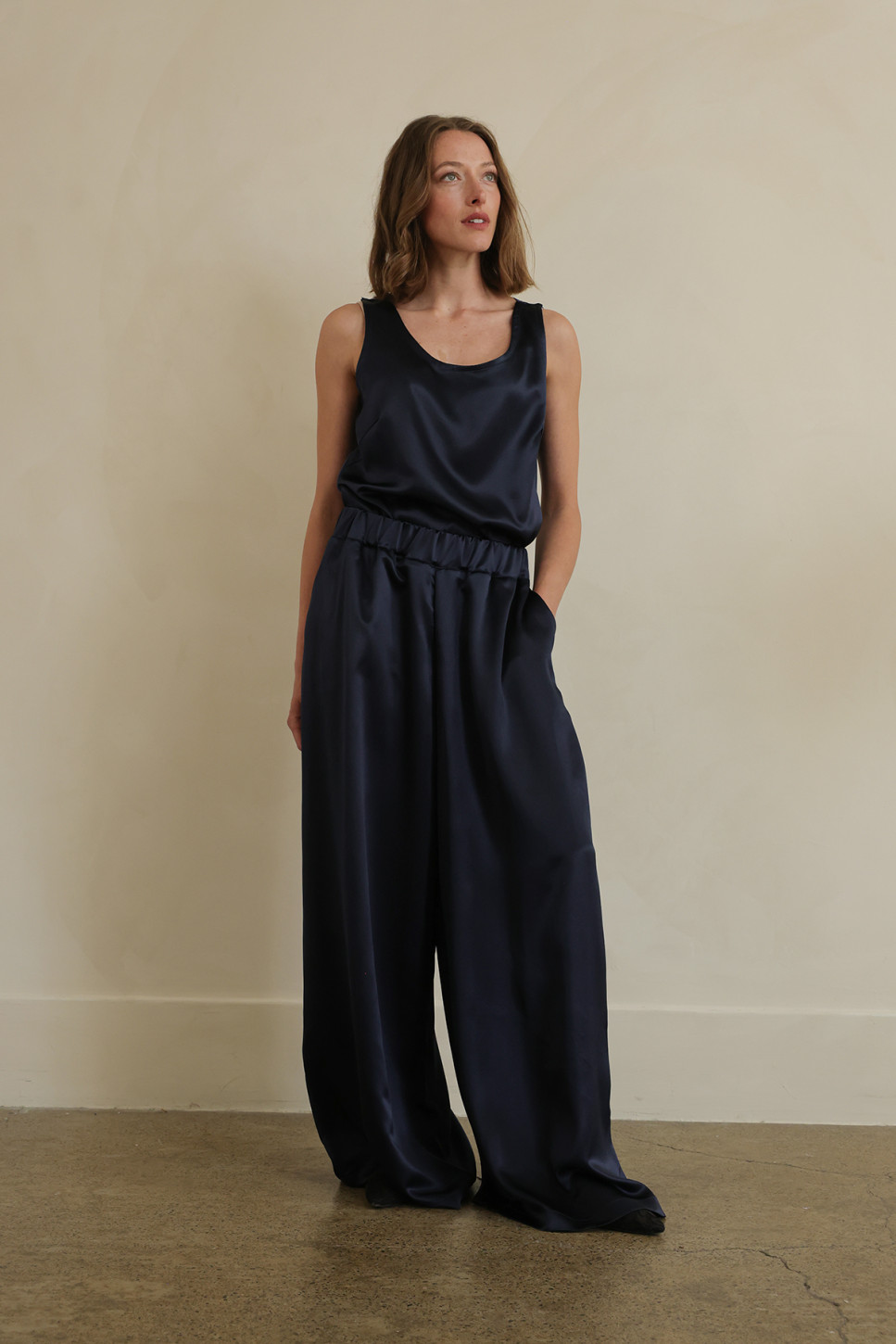 CLEO SILK TROUSERS