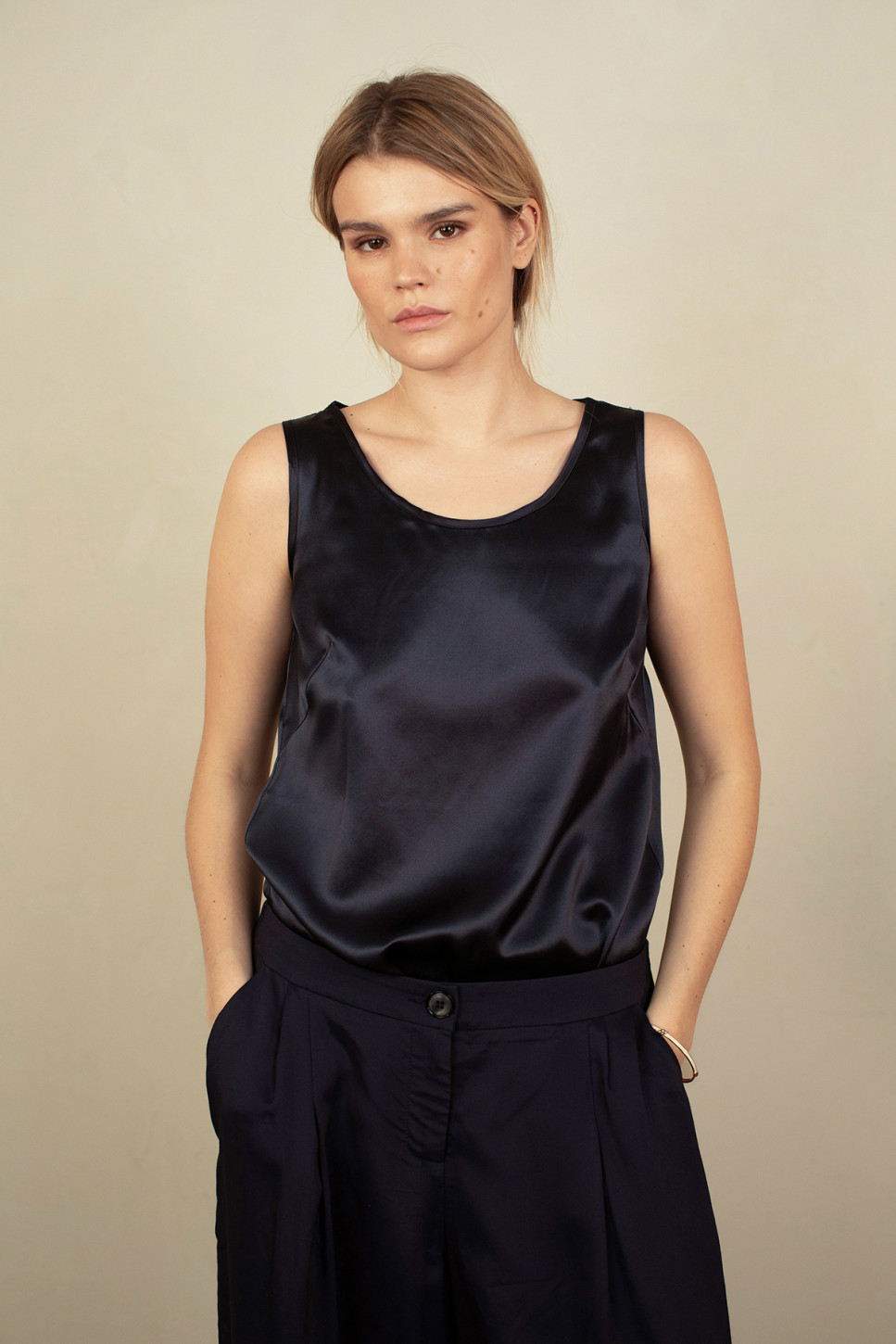 COLETTE SILK TANK TOP