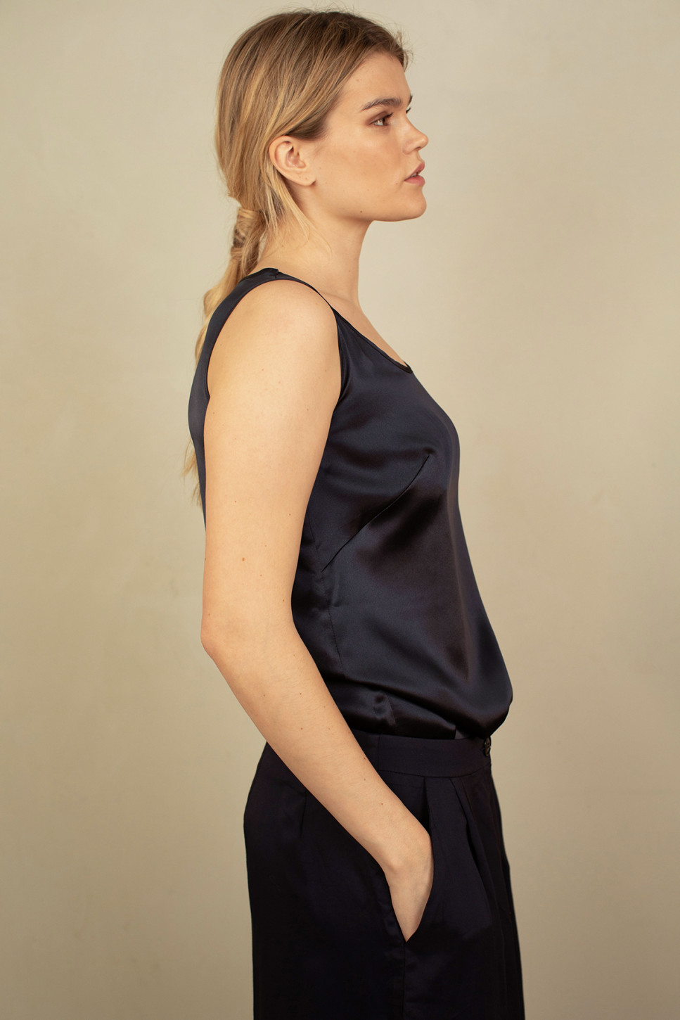 COLETTE SILK TANK TOP