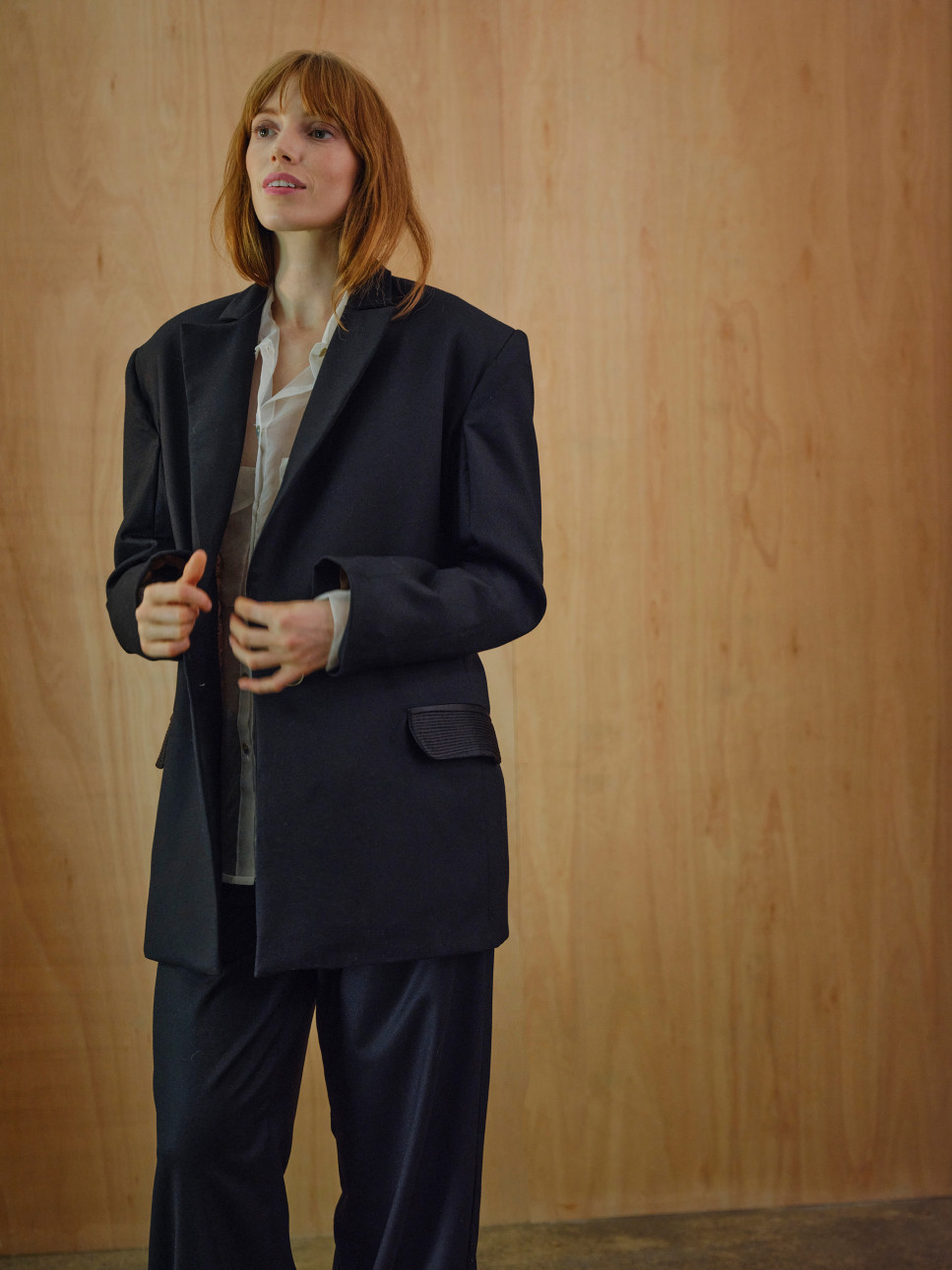 COLETTE TAILORED BLAZER IN WOOL 