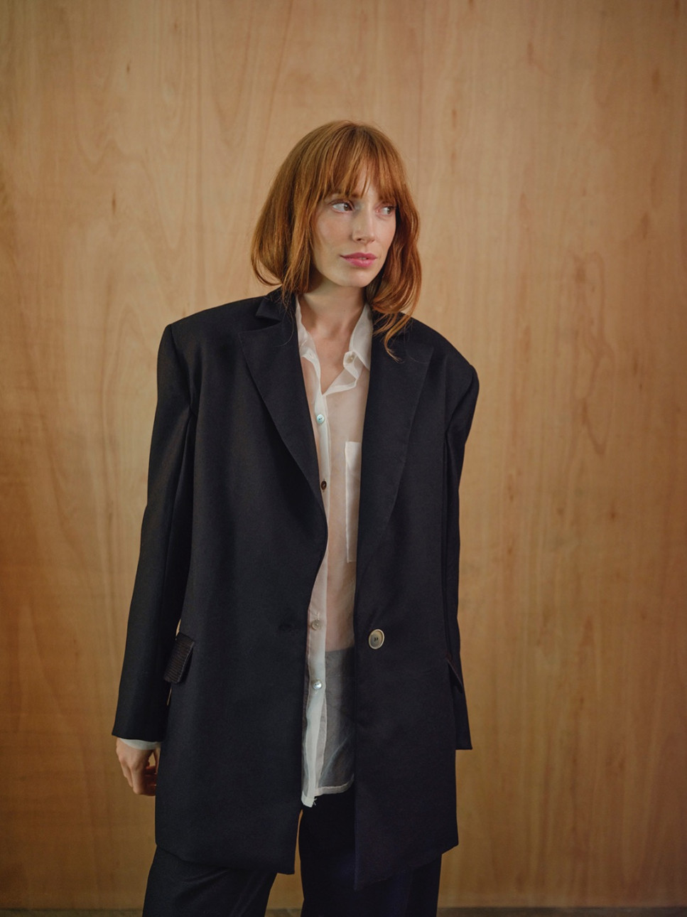 COLETTE TAILORED BLAZER IN WOOL 
