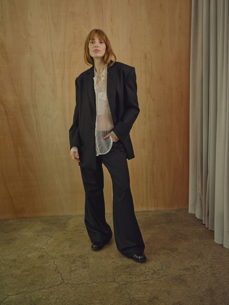 COLETTE TAILORED BLAZER IN WOOL 
