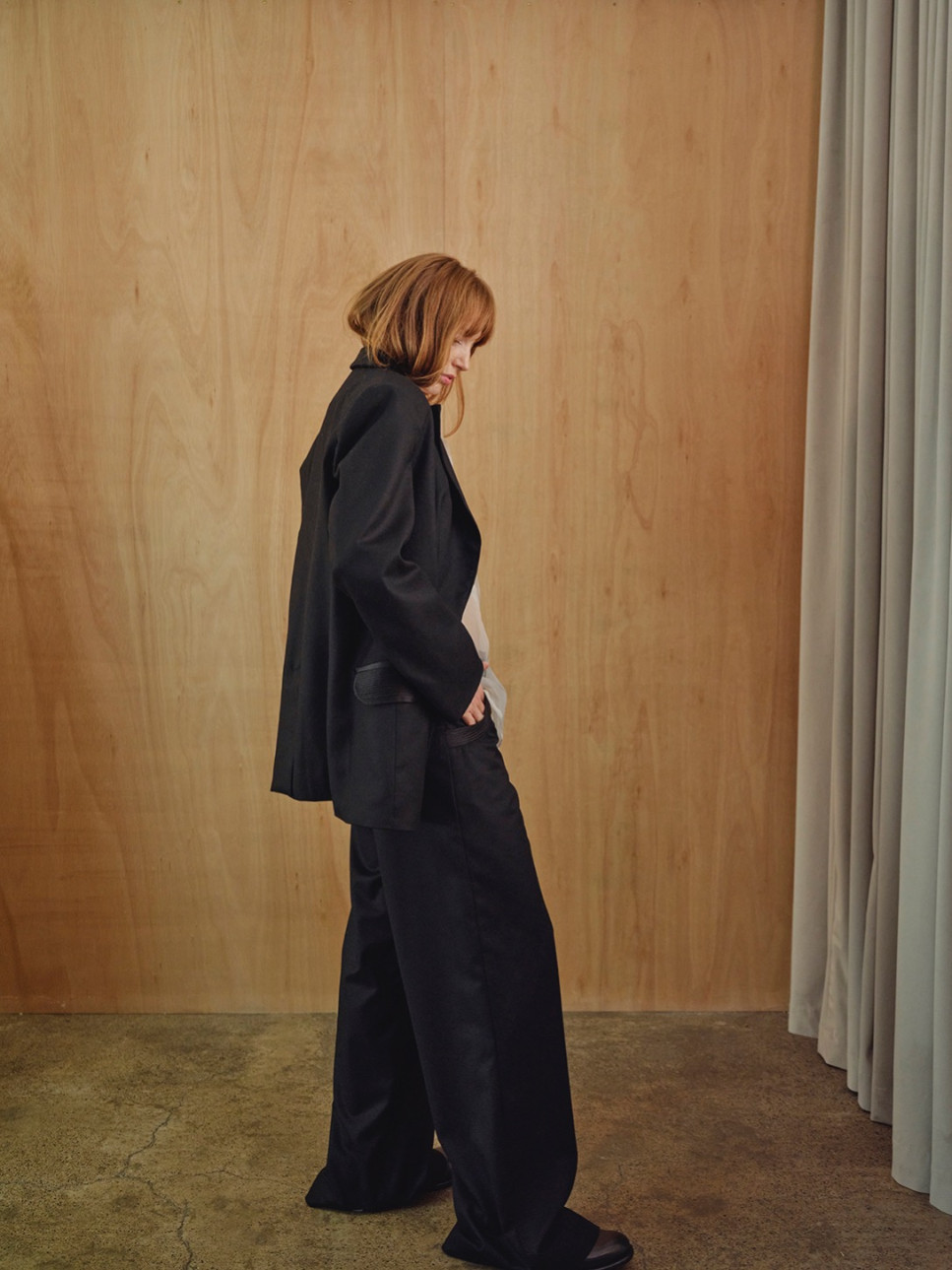 COLETTE TAILORED BLAZER IN WOOL 