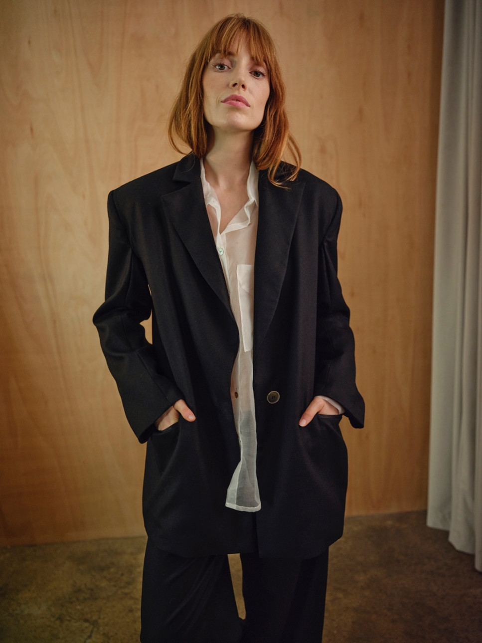 COLETTE TAILORED BLAZER IN WOOL 