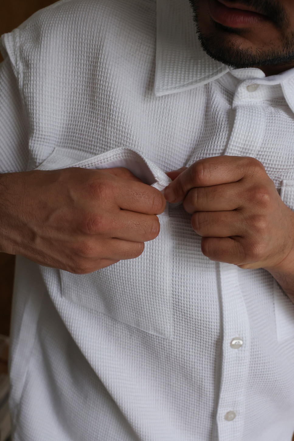 White Cove Cotton Piqué Classic Shirt 