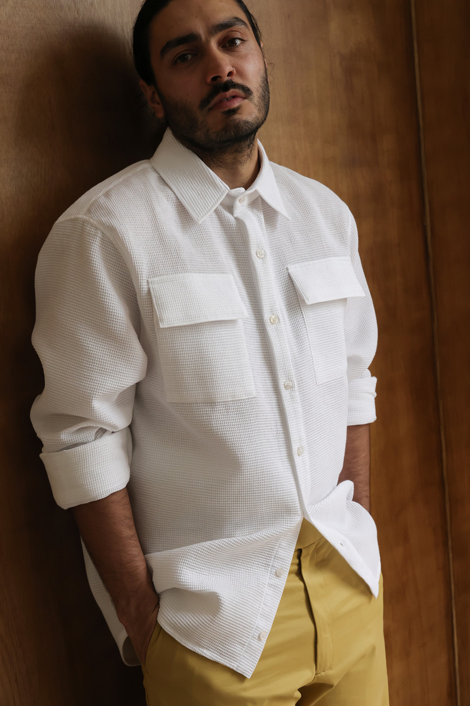 White Cove Cotton Piqué Classic Shirt 