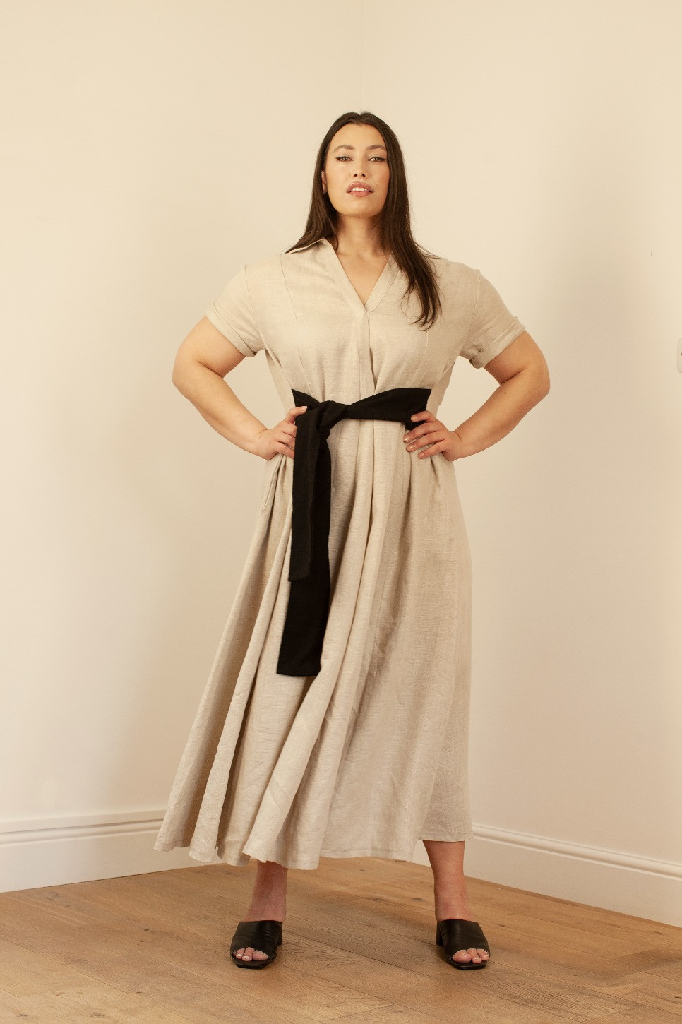 AJA'S FAVORITE MAXI DRESS IN PURE LINEN
