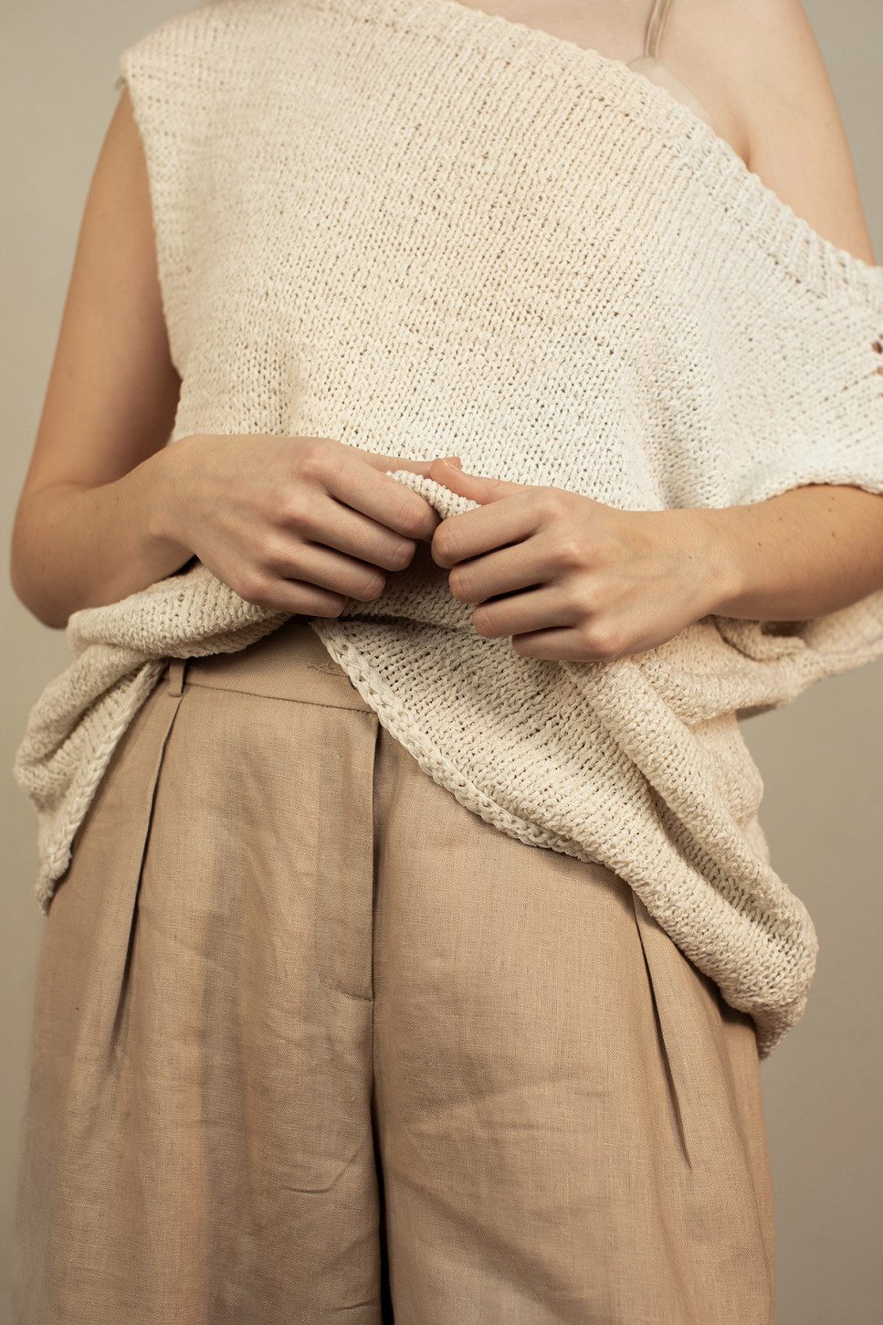 ELISE COTTON KNITTED TOP