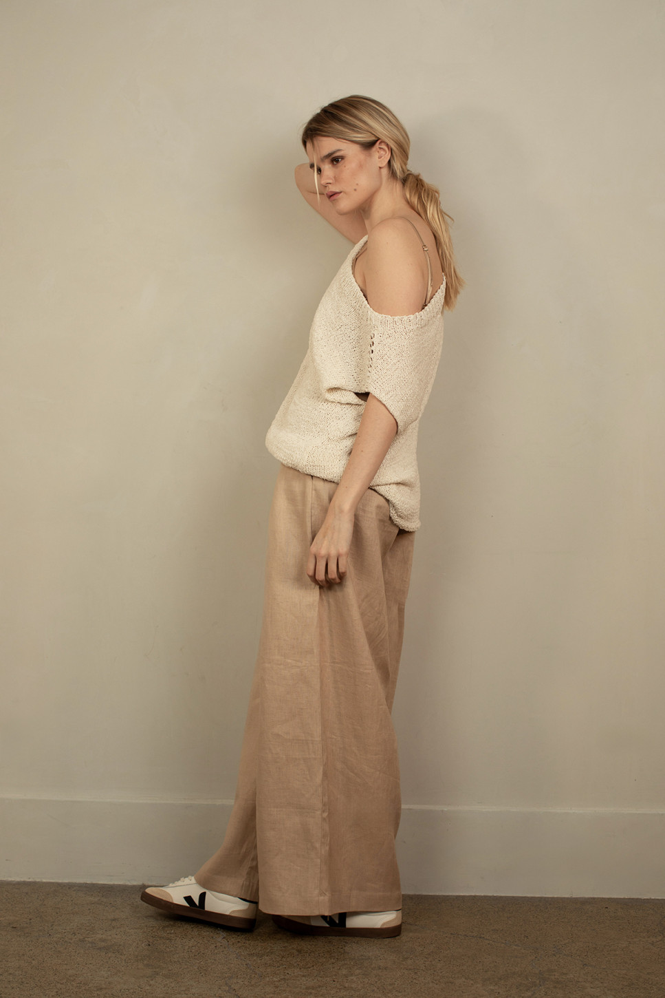 ELISE COTTON KNITTED TOP